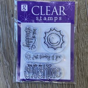 Clear Stamps Studio G Thinking of You - Sunshine - Happiness is You